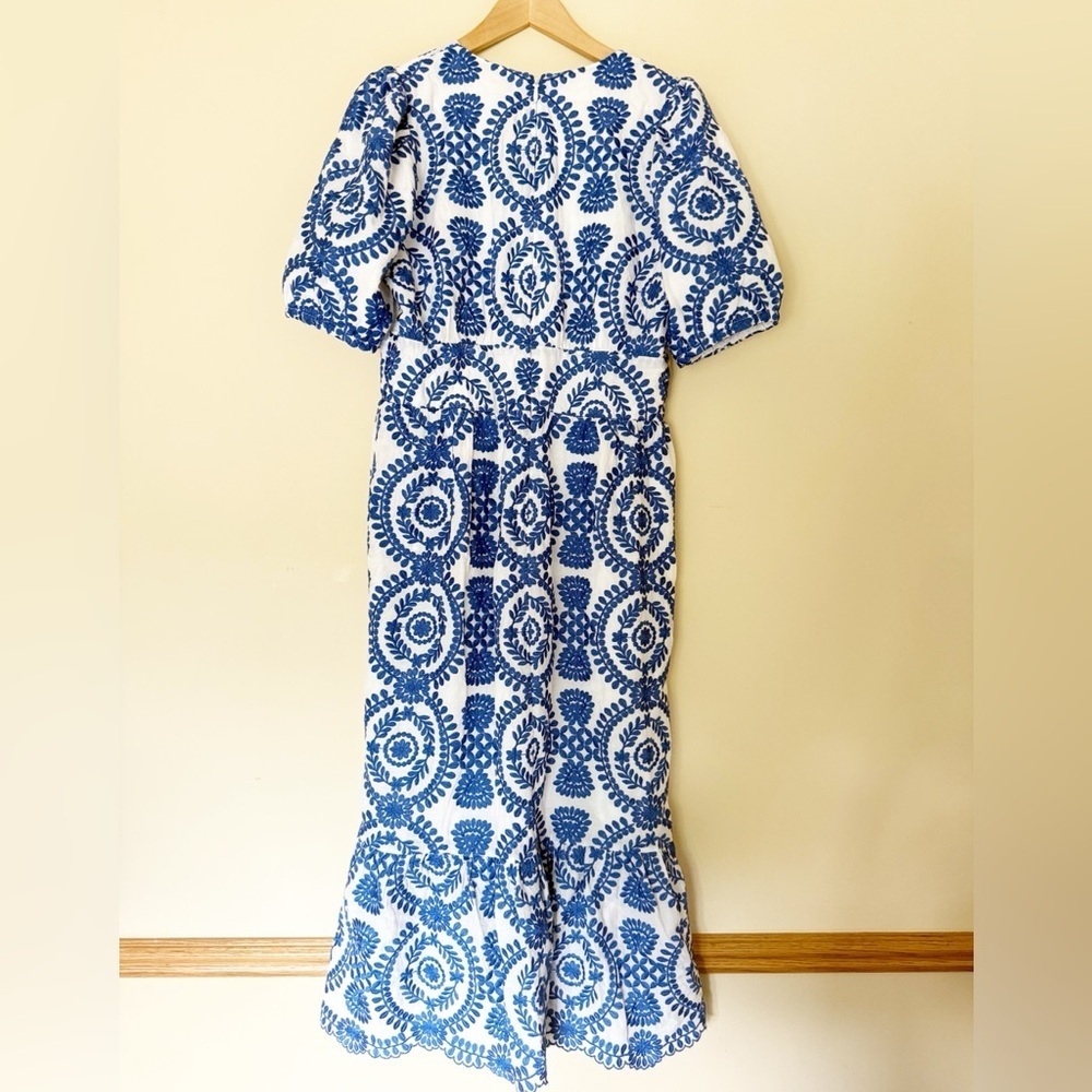 Adelyn Rae Luisa Embroidered Midi Dress blue - Picture 3 of 9